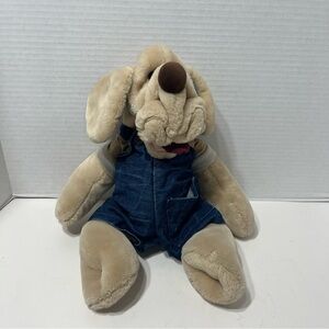 WRINKLES vintage plush Dog stuffed animal toy